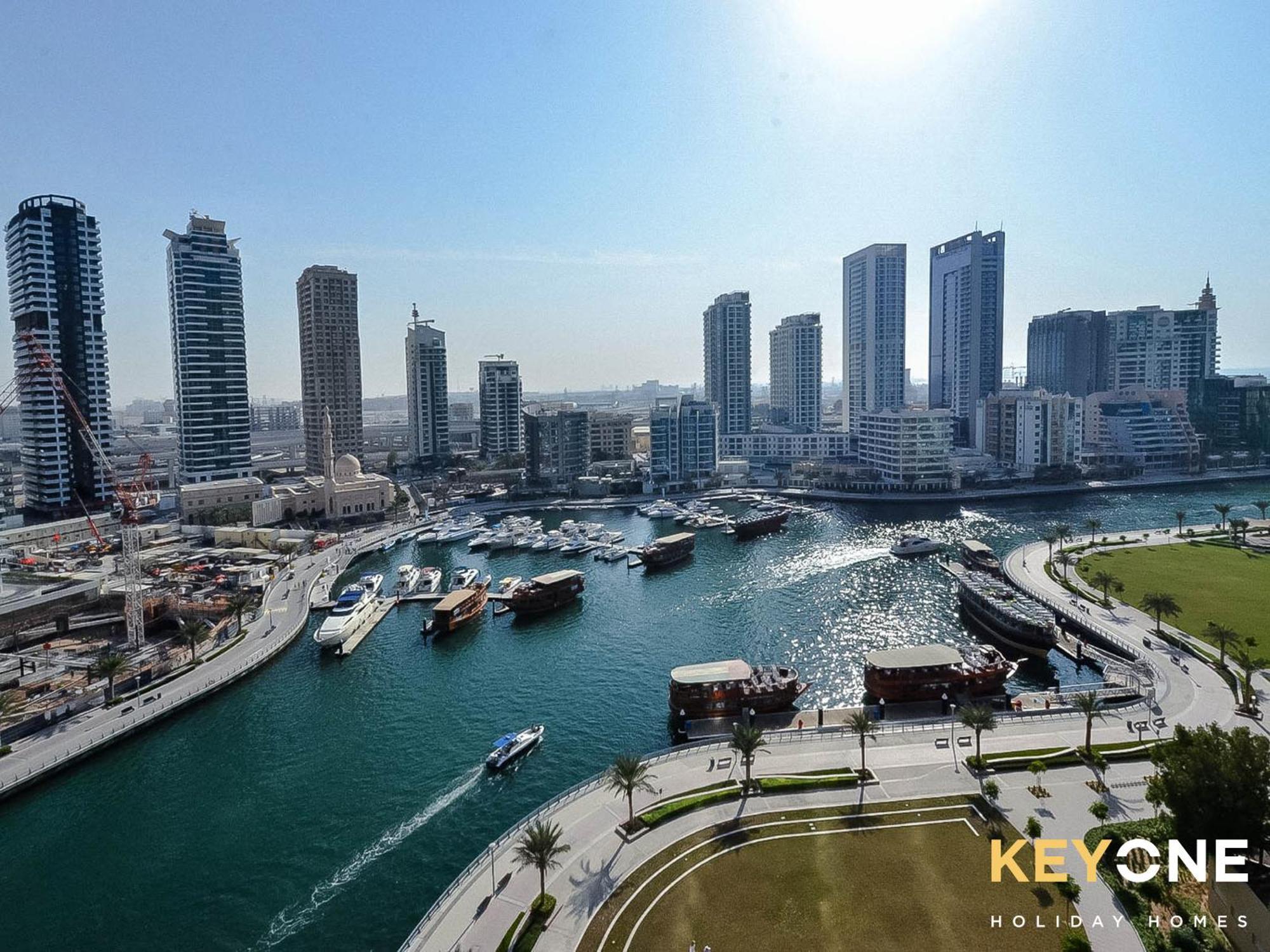 Sophisticated One Bedroom With Full Marina View Dubai Eksteriør billede