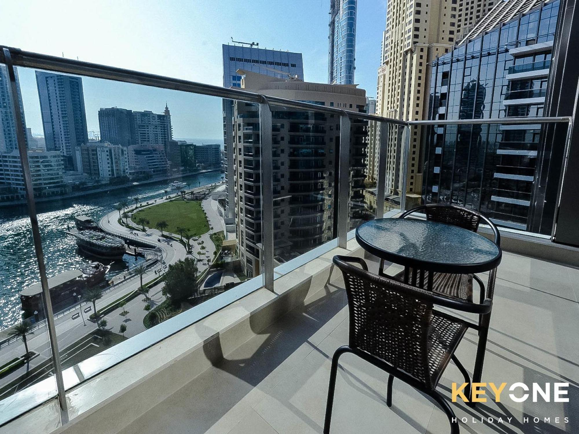 Sophisticated One Bedroom With Full Marina View Dubai Eksteriør billede